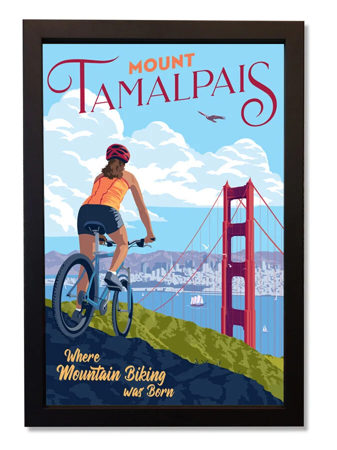Mount Tamalpais Mountain Biking framed.jpg