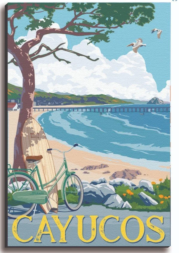 Cayucos Pier canvas.jpg