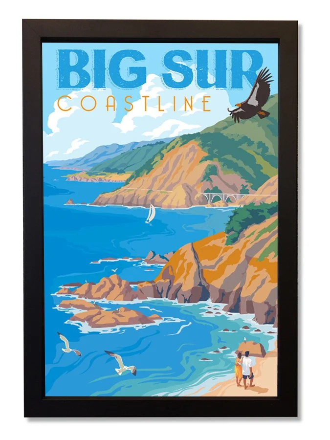 Big Sur Coastline Bridge framed.jpg