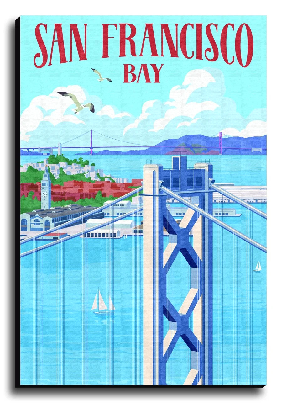 San Francisco Bay Bridges canvas.jpg