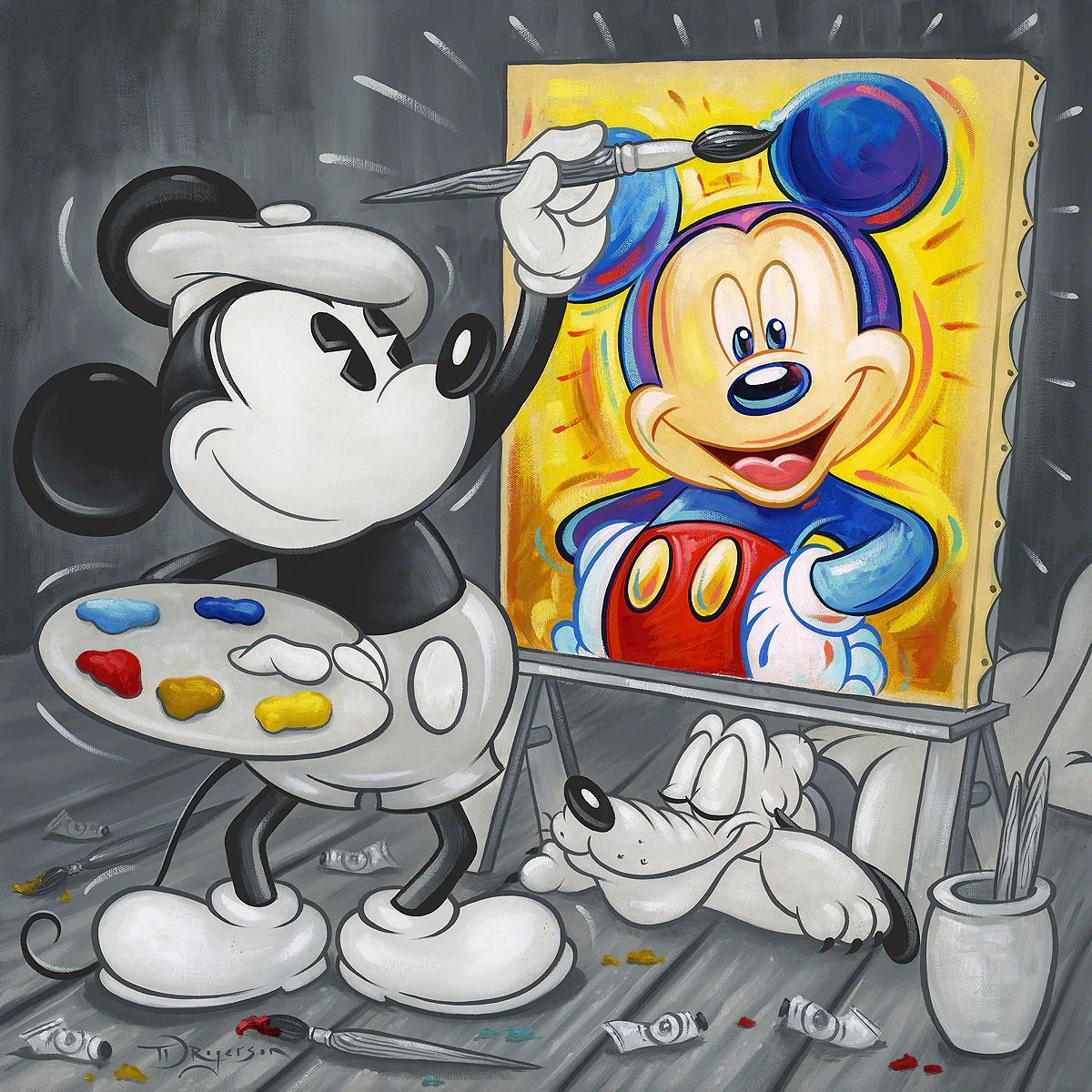 Mickey Paints Mickey by Tim Rogerson14x14.jpg