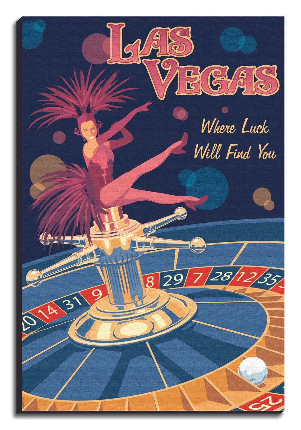 Las Vegas Where Luck Will Find You Canvas.jpg