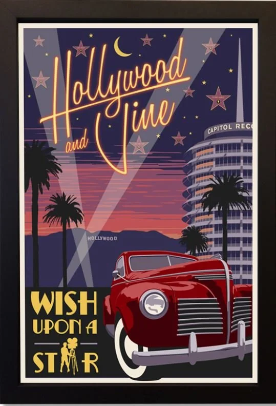 Hollywood and Vine framed.JPG