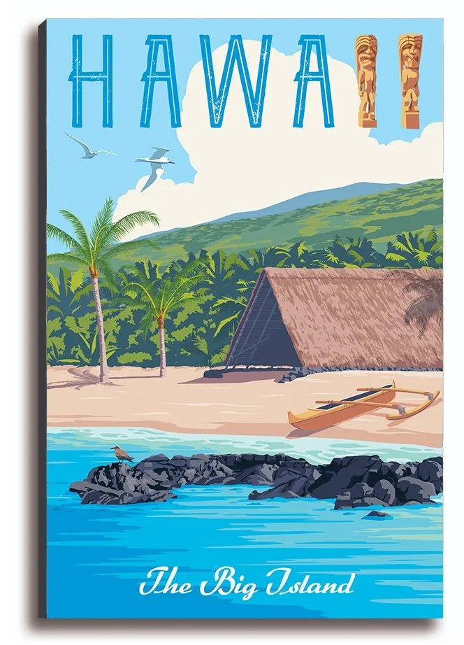Hawaii Big Island Hut canvas.jpg