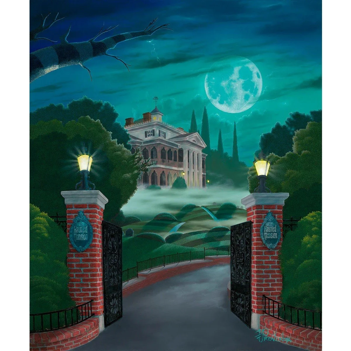 Welcome to the Haunted Mansion by Michael Provenza Signed and Numbered Edition2x.jpg