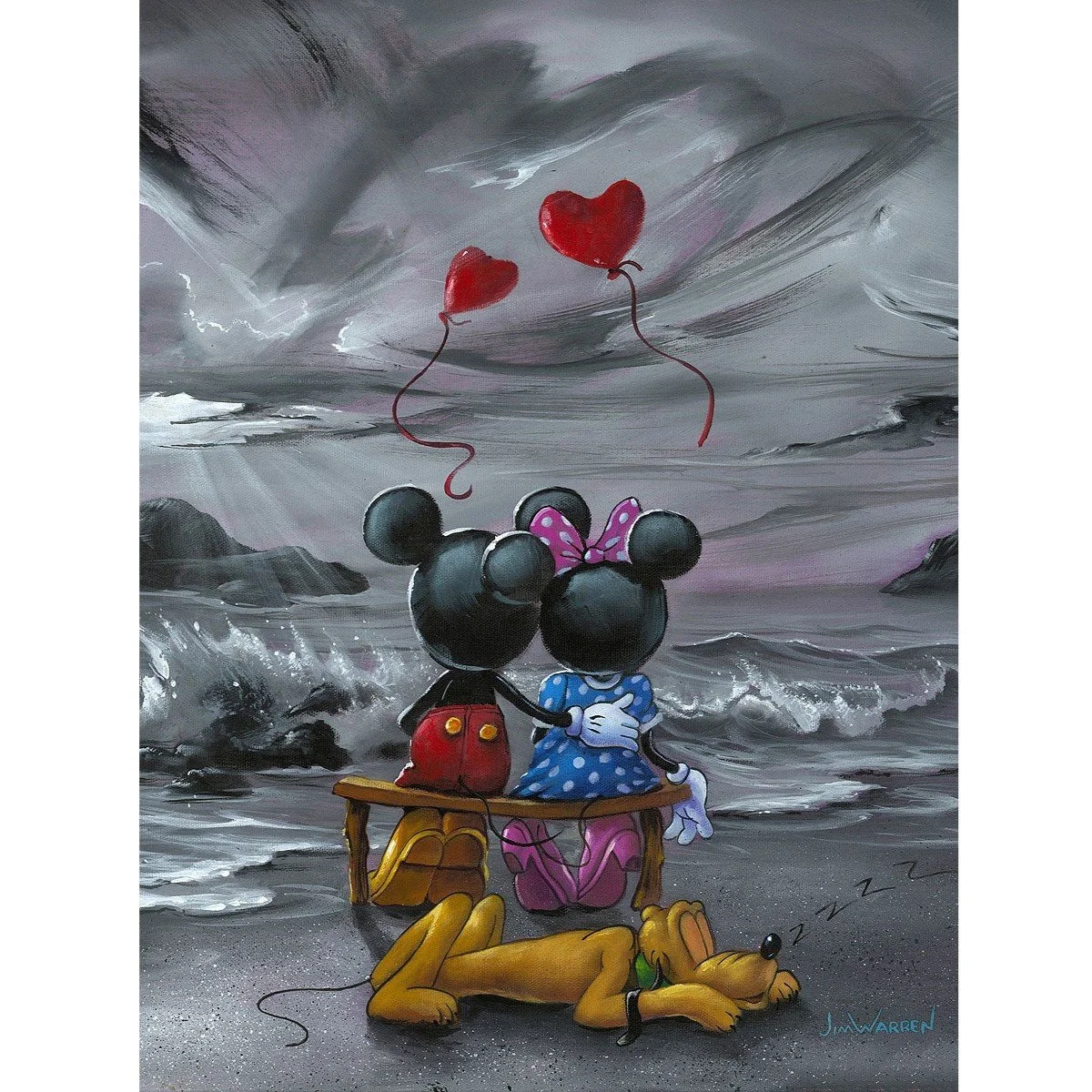 Mickey and Minnie Forever Love by Jim Warren 2.jpg