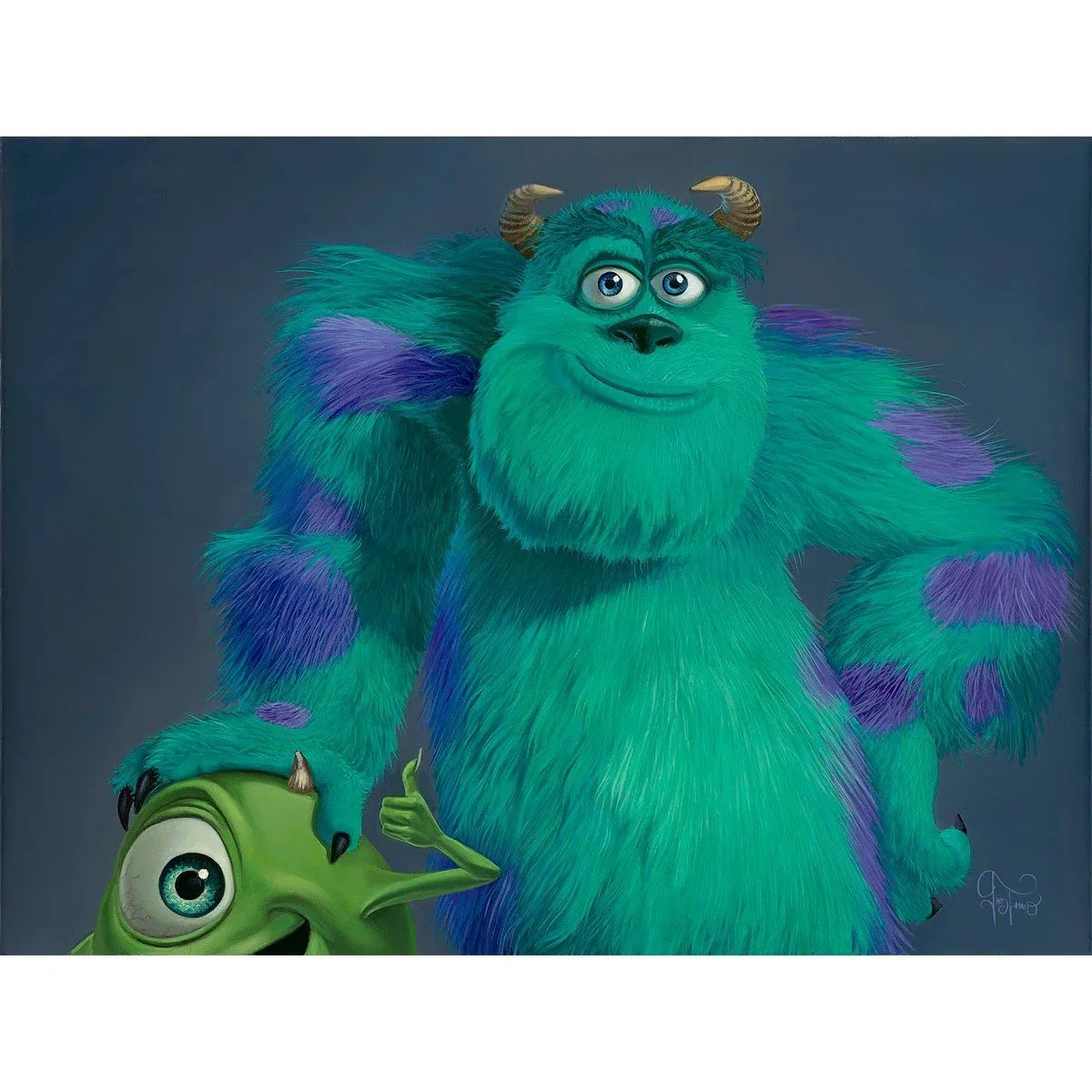 Mike and Sully by Jared Franco Signed and Numbered Edition 2.jpg