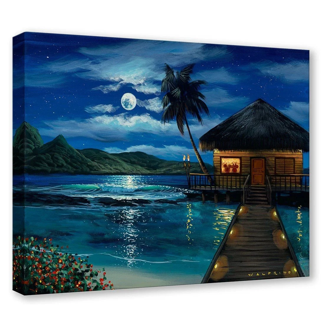 Moonlit Bungalow by Walfrido Garcia Signed and Numbered Edition.jpg
