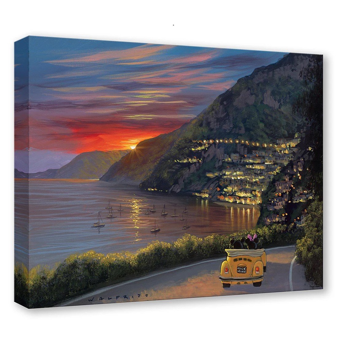 Riding Through Amalfi by Walfrido Garcia Signed and Numbered Edition.jpg