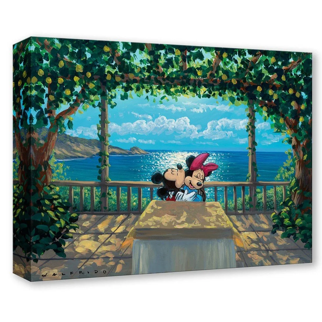 Lunch Under the Lemon Trees by Walfrido Garcia.jpg