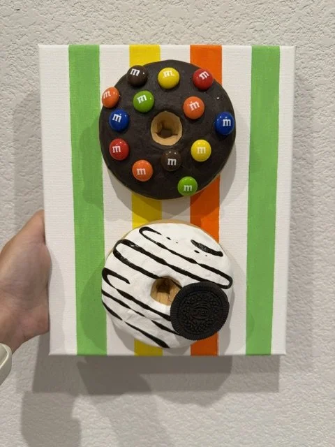 M&m Donut and white with oreo donut.jpeg