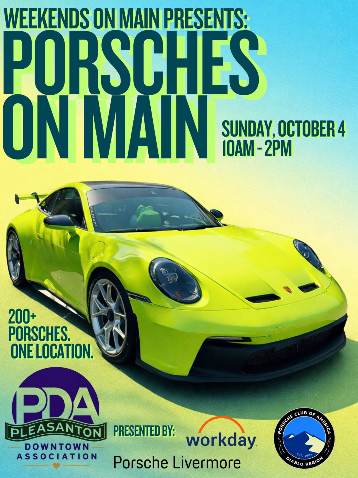 Porsche's on Main Event