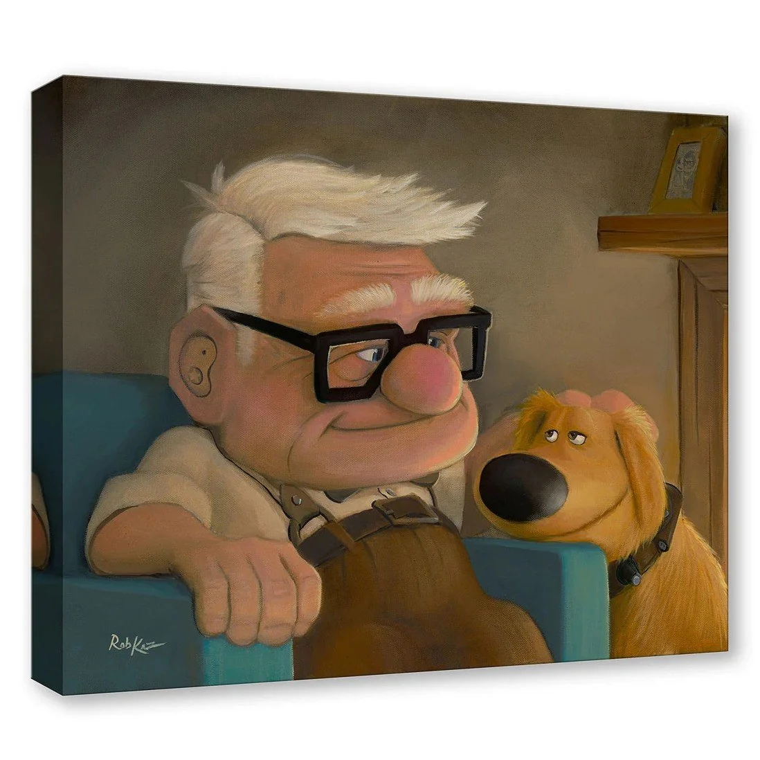 Good Boy Dug by Rob Kaz  Premiere Treasure on Canvas.jpg