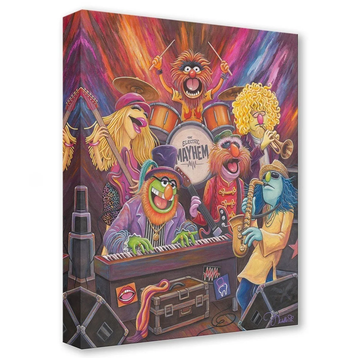 Electric Mayhem Unleashed by Michelle St.Laurent Premiere Treasure on Canvas.jpg
