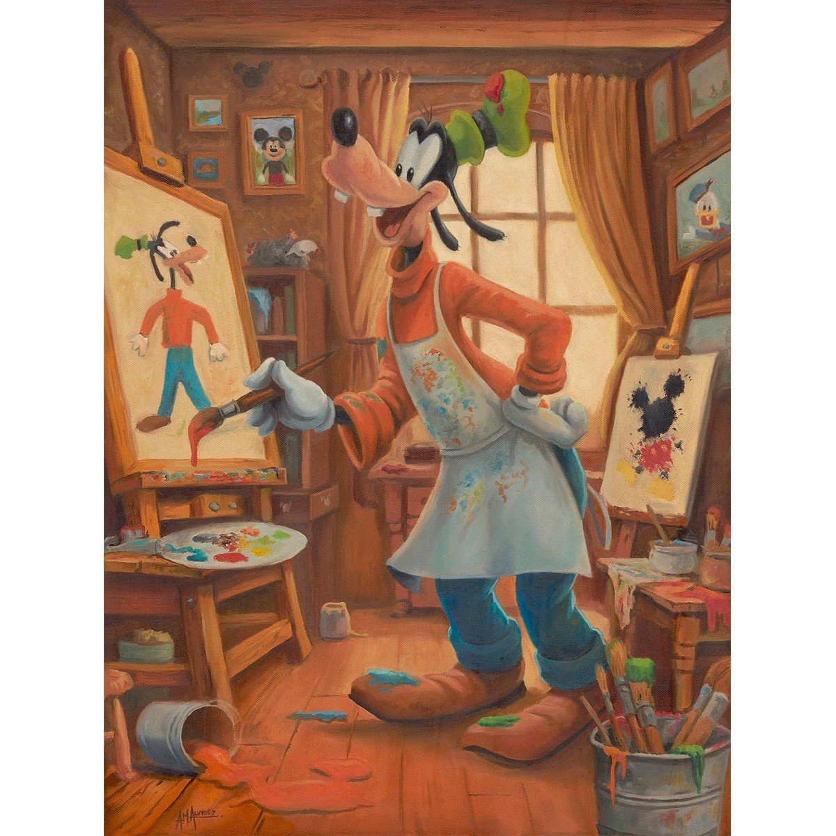 Goofy the Artist by Angel Alvarez  Signed and Numbered Edition.jpg