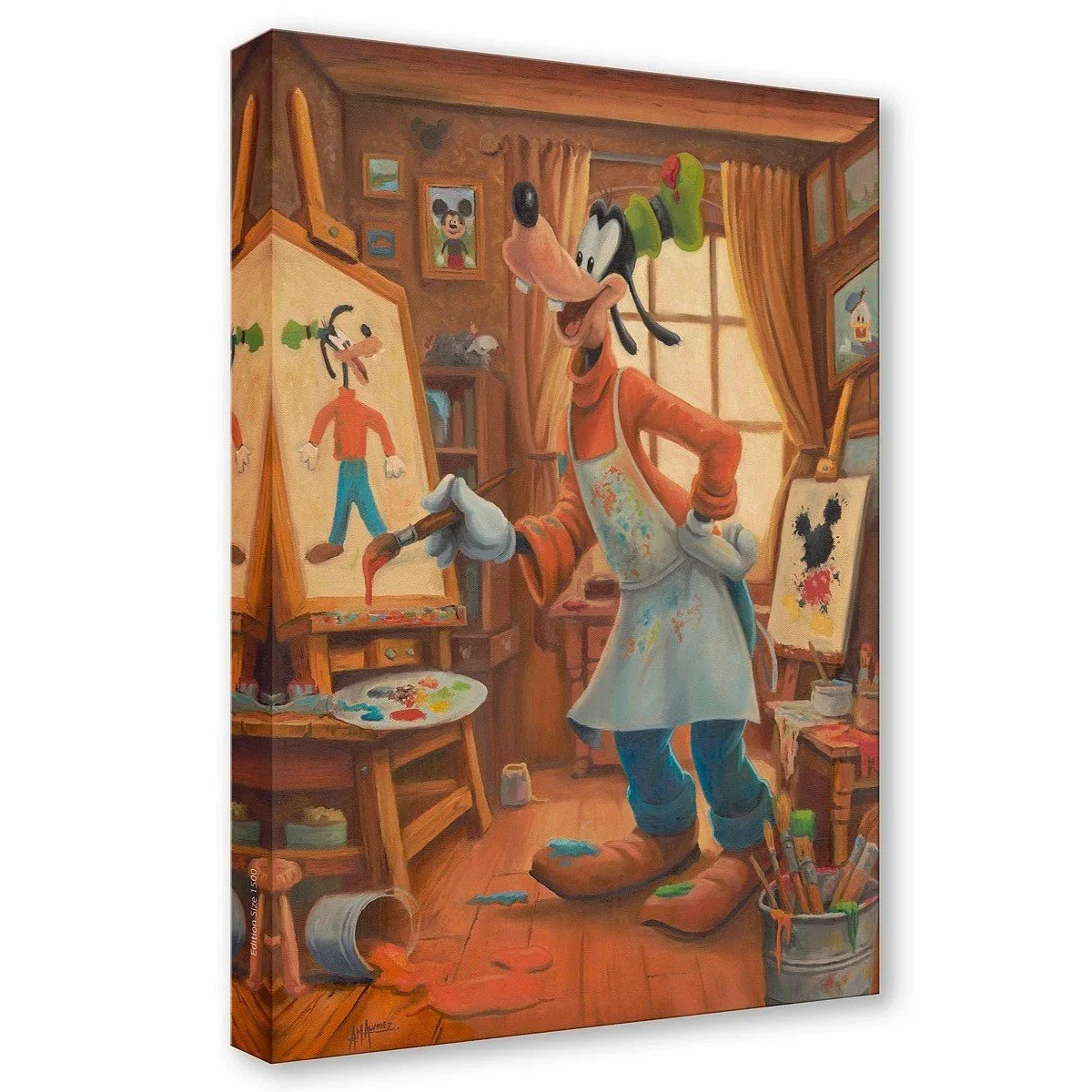 Goofy the Artist by Angel Alvarez Signed and Numbered Edition 2.jpg