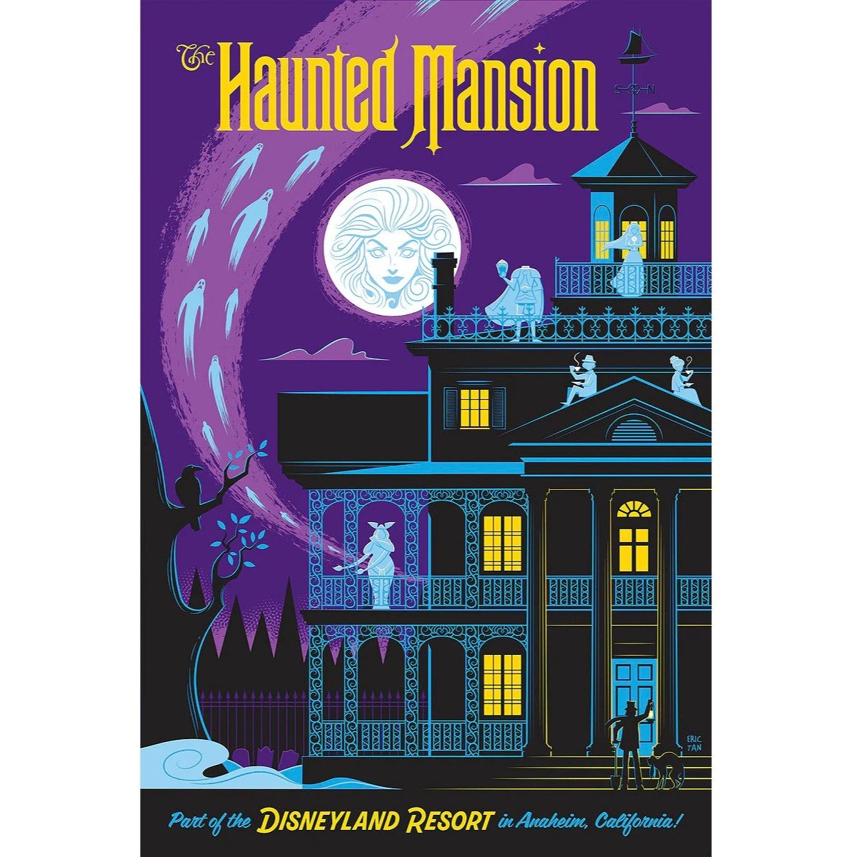 Disneyland's Haunted Mansion by Eric Tan  Signed and Numbered Edition.jpg