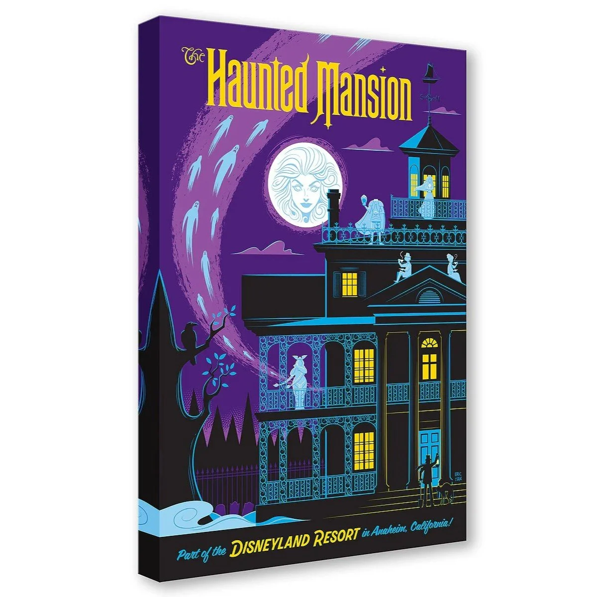 Disneyland's Haunted Mansion by Eric Tan  Signed and Numbered Edition.jpg