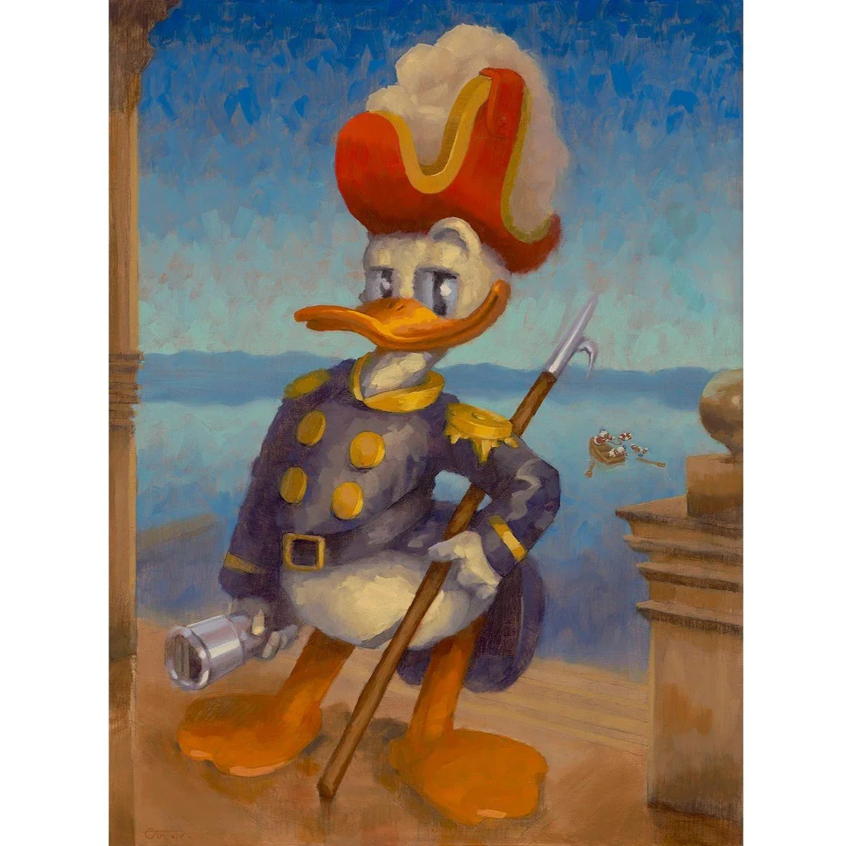 Admiral Donald, Formal Portrait by Christophe Bouchard  Signed and Numbered Edition1.jpg