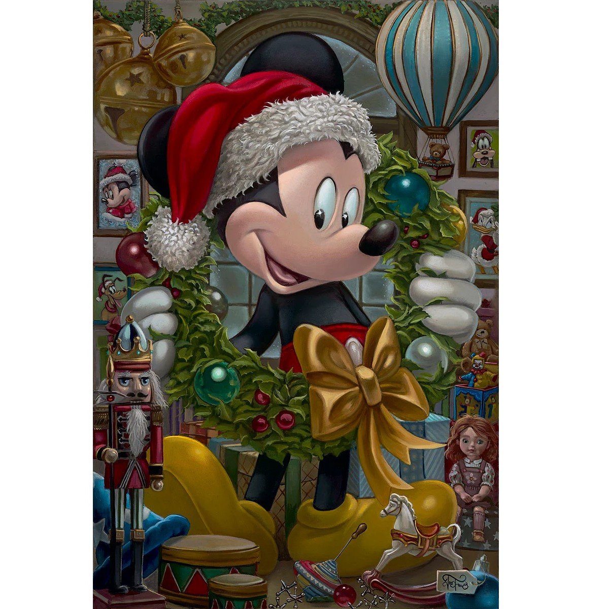 Christmas Mickey by Jared Franco  Signed and Numbered Edition 2.jpg