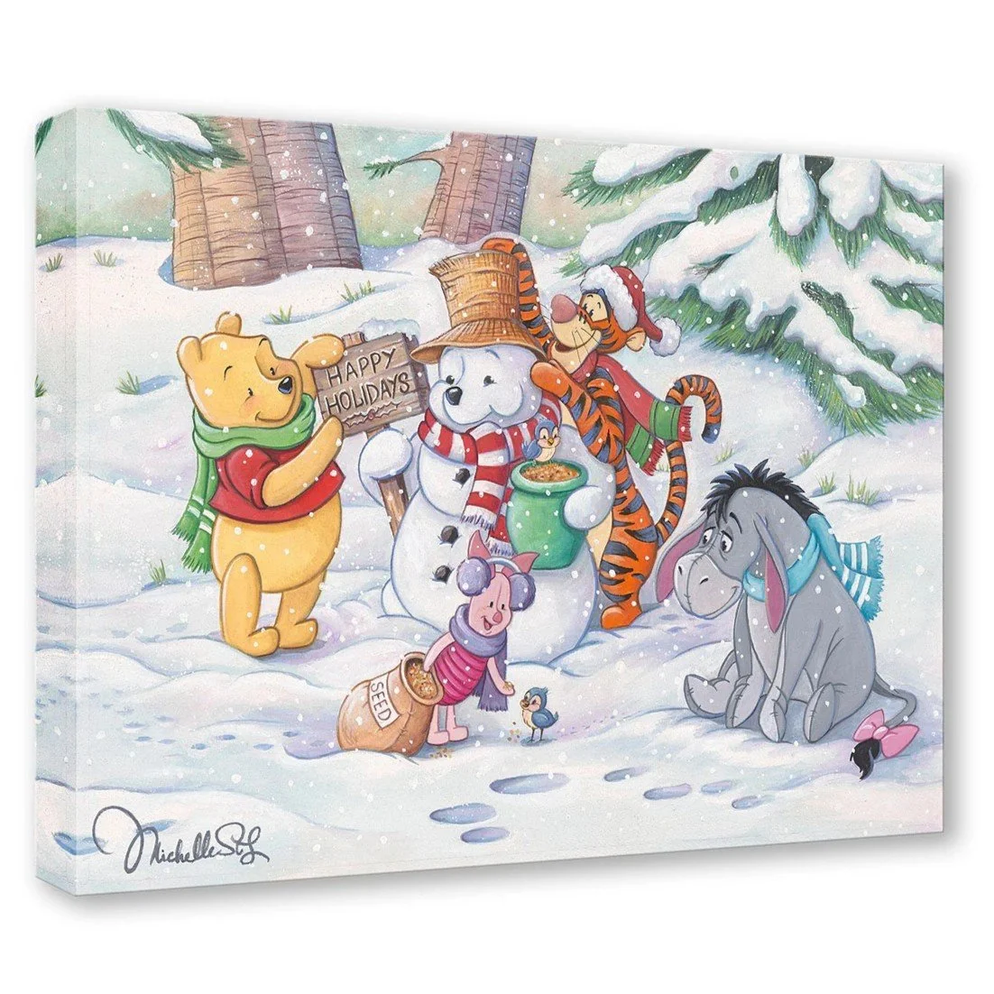 Pooh's Winter Holiday by Michelle St.Laurent  Signed and Numbered Edition 2.jpg
