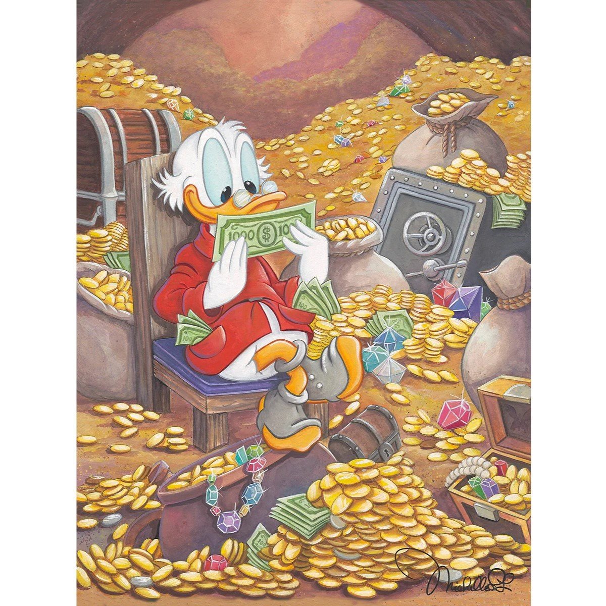 Scrooge’s Happy Place by Michelle St.Laurent Signed and Numbered Edition.jpg