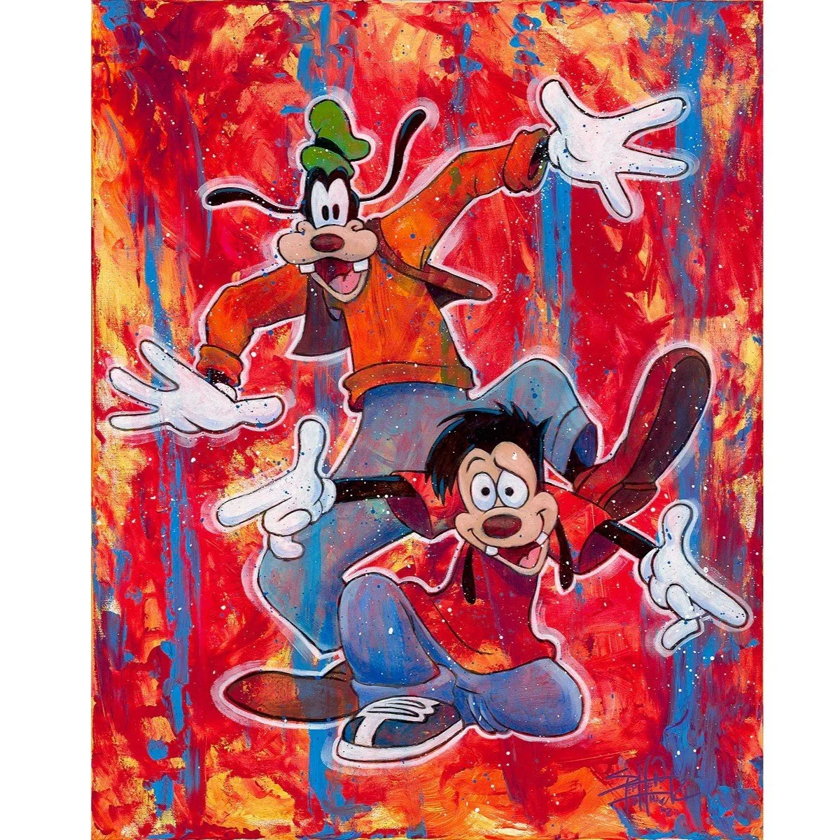 Goofy and Max by Stephen Fishwick 2.jpg