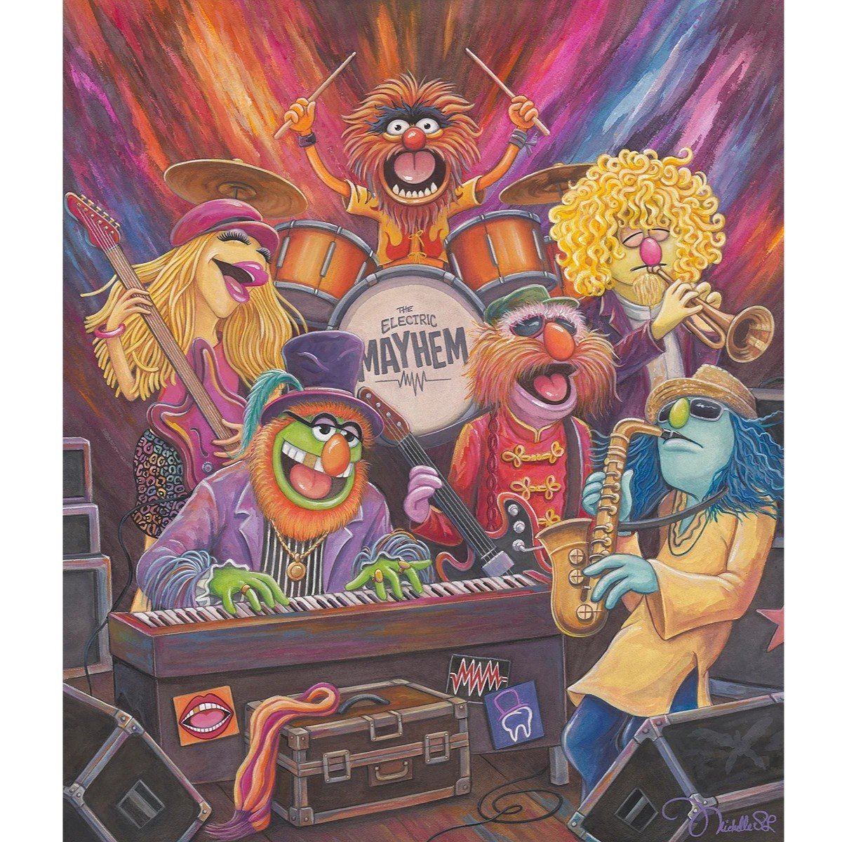Electric Mayhem Unleashed by Michelle St.Laurent Signed and Numbered Edition 2.jpg