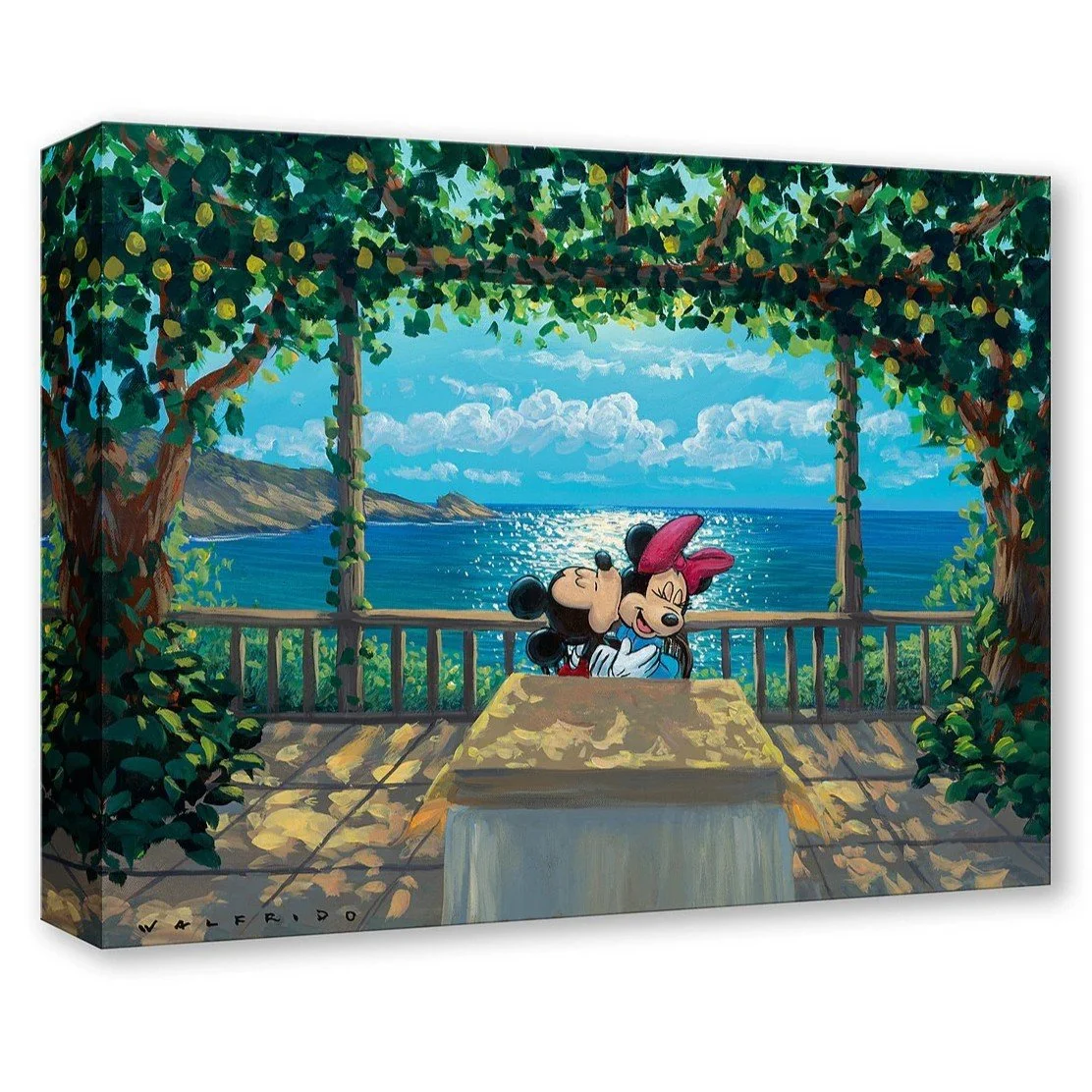 Lunch Under the Lemon Trees by Walfrido Garcia.jpg