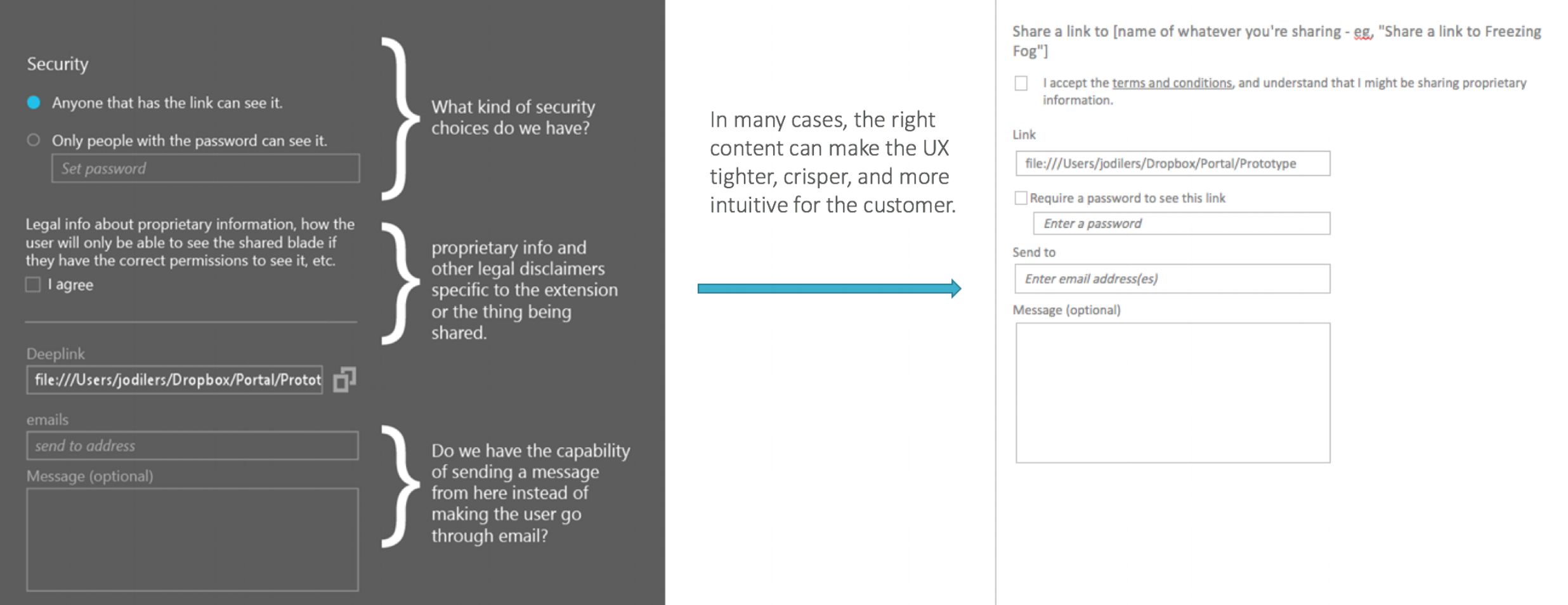    “Content design is incredibly valuable—we’ve gotten rid of robot speak in our designs and our UX is better because of it.”    Sr. Design Manager, Microsoft Azure     