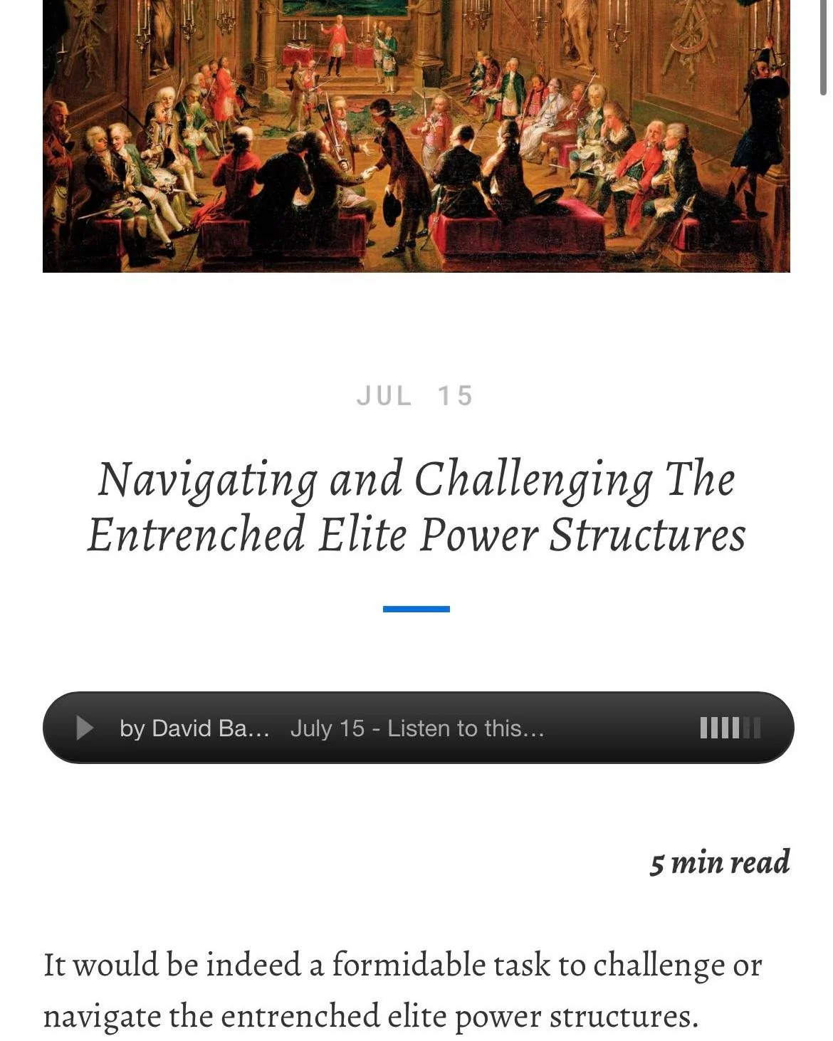 📌 Recap 7.15.24 | Navigating &amp; Challenging the Entrenched Elite Power Structures

🌍 From skyrocketing food prices to childcare costs, elite power struggles shape more of our daily lives than we realize. And just days ago, the assassination atte