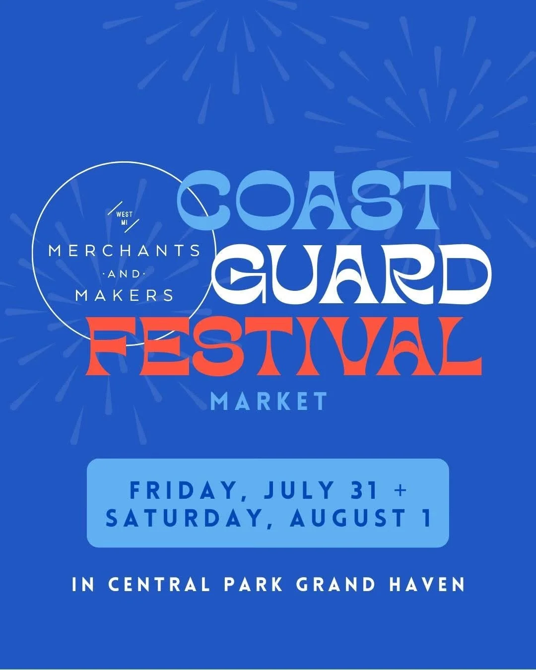 Coast Guard Festival Market with Merchants and Makers