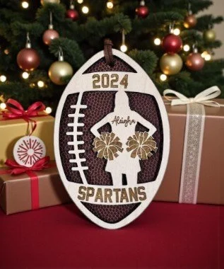 Customizable Cheer Ornament