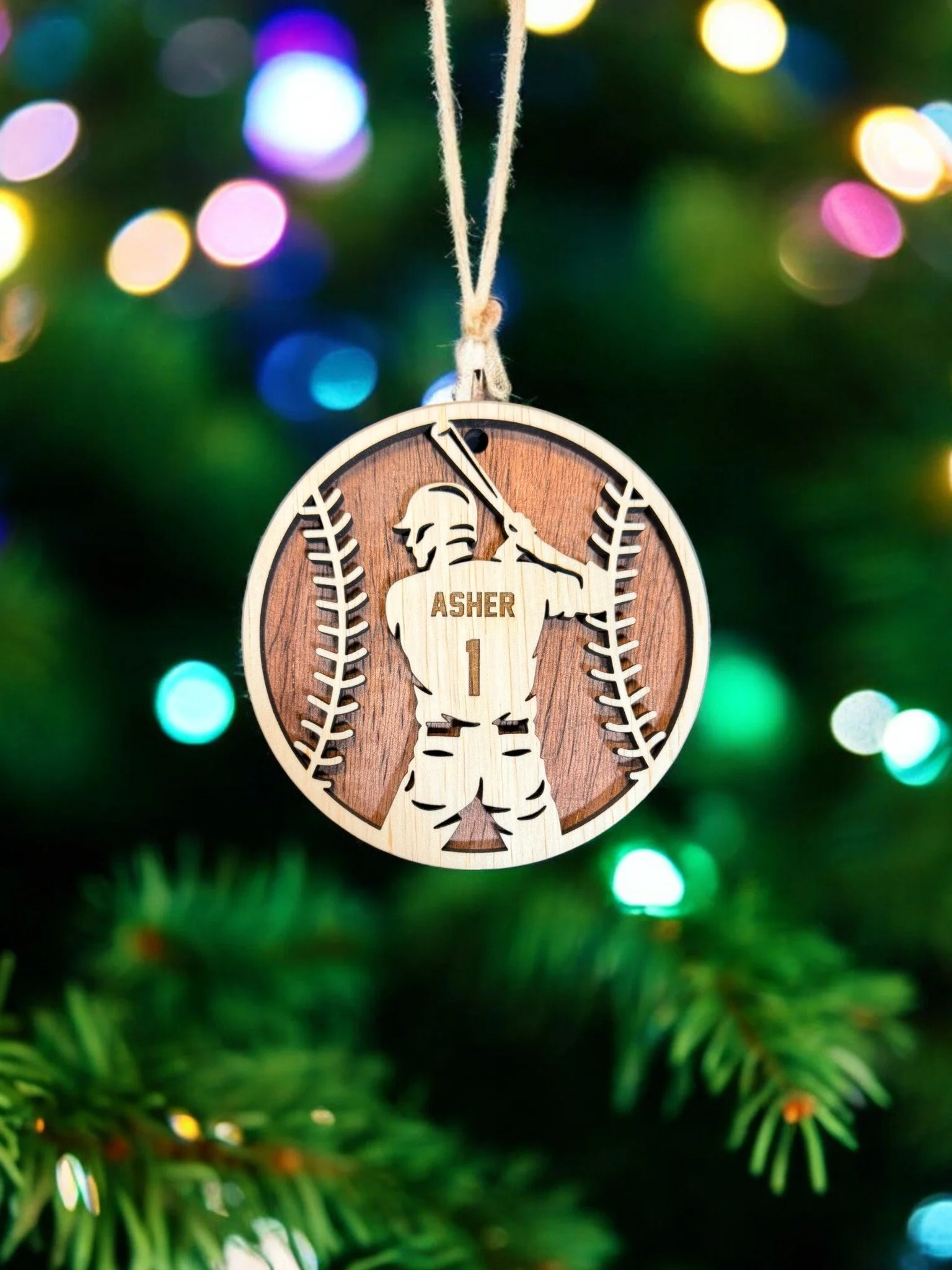 Customizable Baseball Ornament