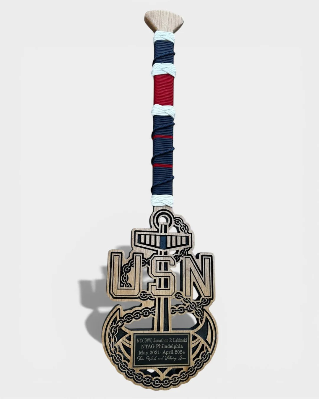 Anchor Paddle - USN/USCG Chief Paddle