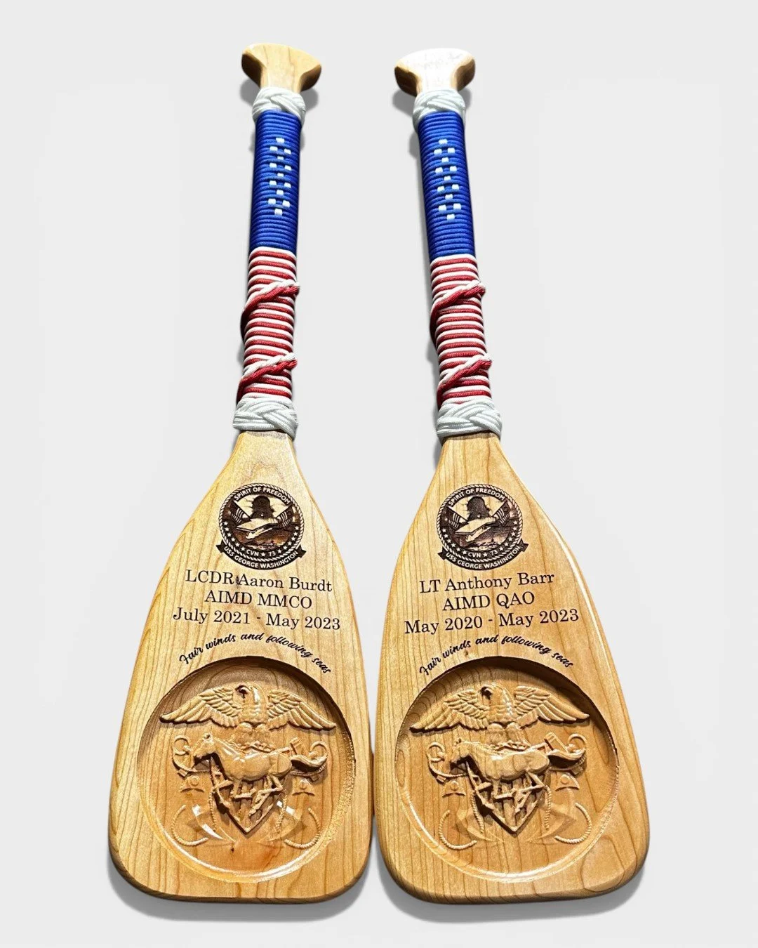 Navy and Coast Guard Mustang Officer Paddle