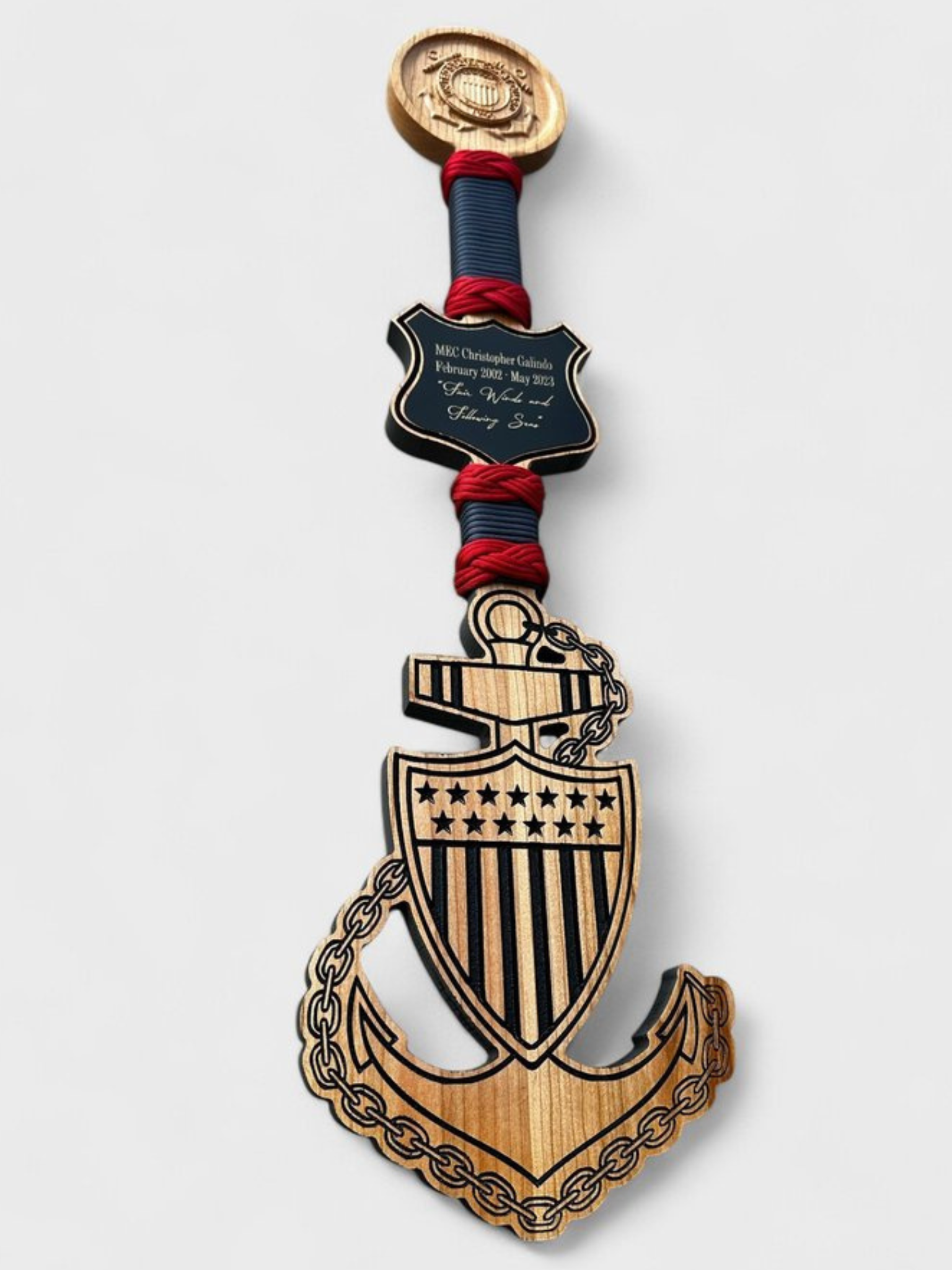 Coast Guard Chief Anchor Paddle