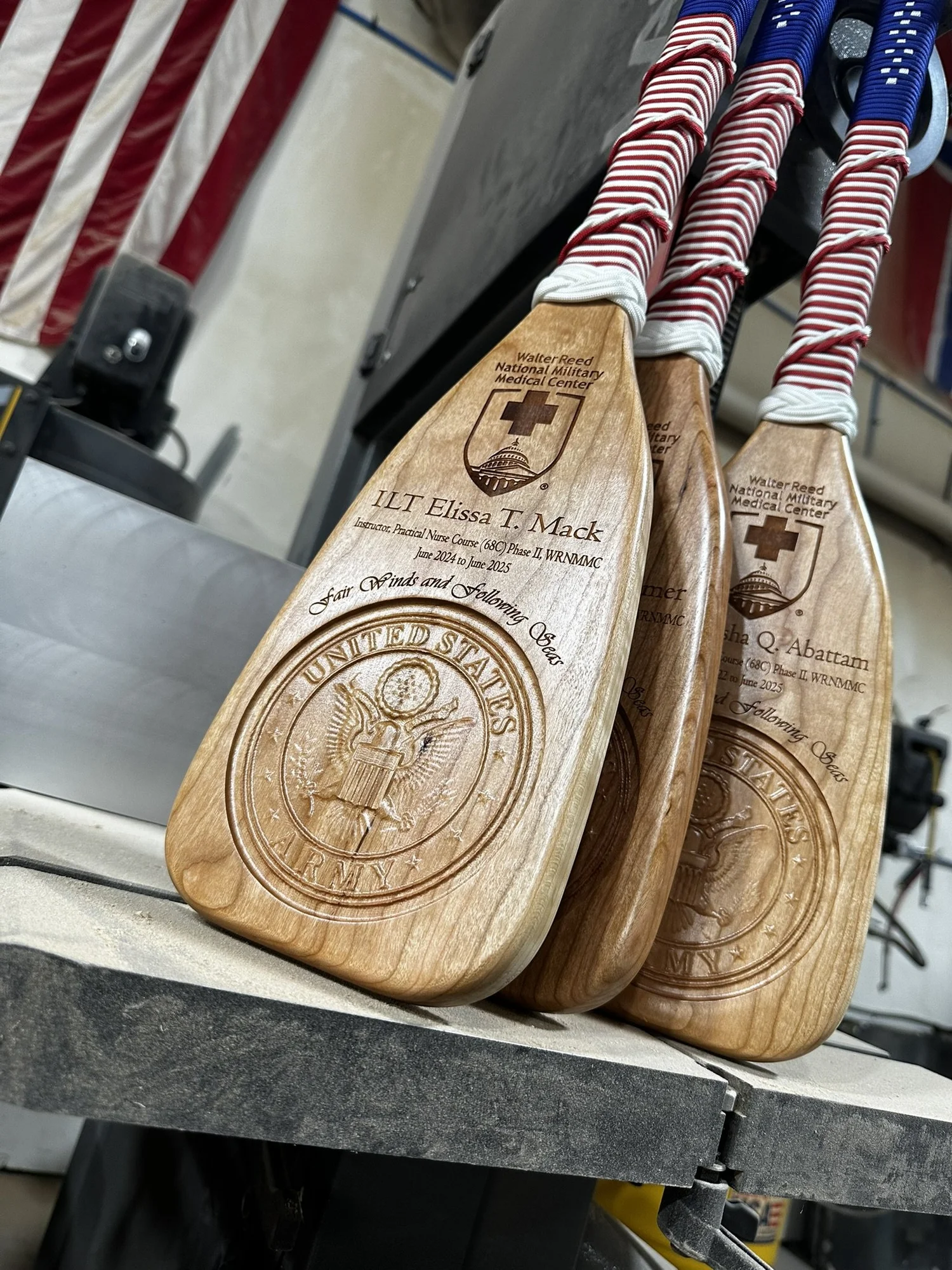 Paddles | Military Transfer Paddles — Knot Your Average Grain