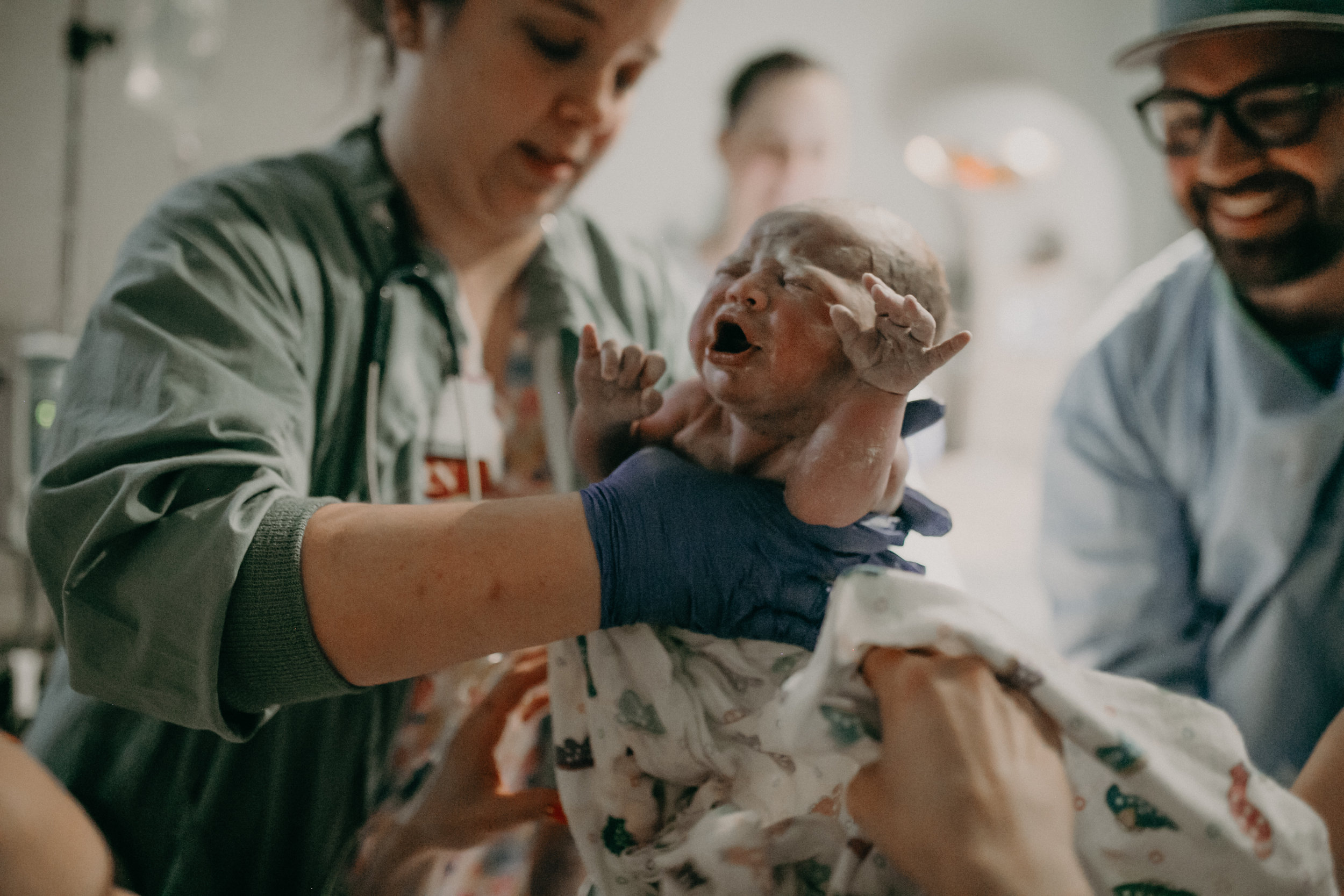 newborn baby girl during labor marshfield wi 