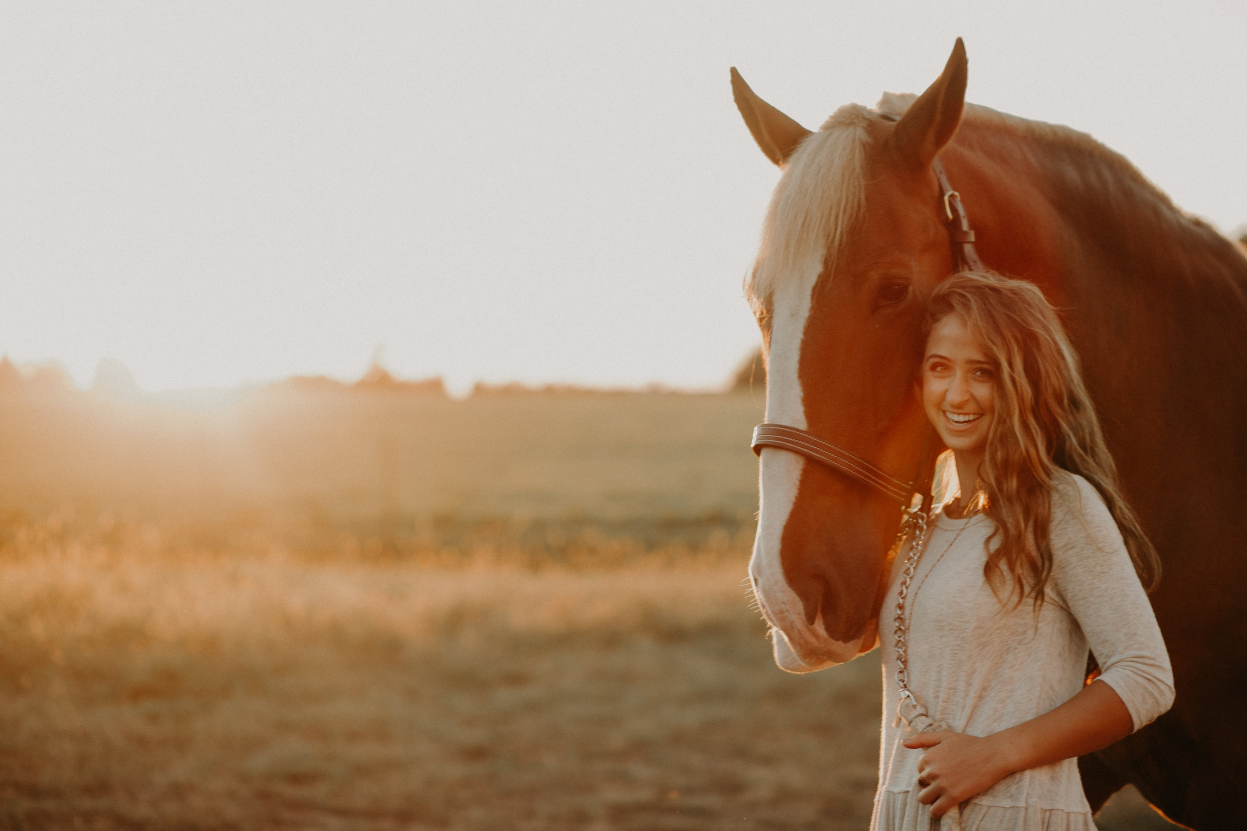 an Equestrian senior session on Stichert Farms in Chili WI by Andrea Wagner Photography