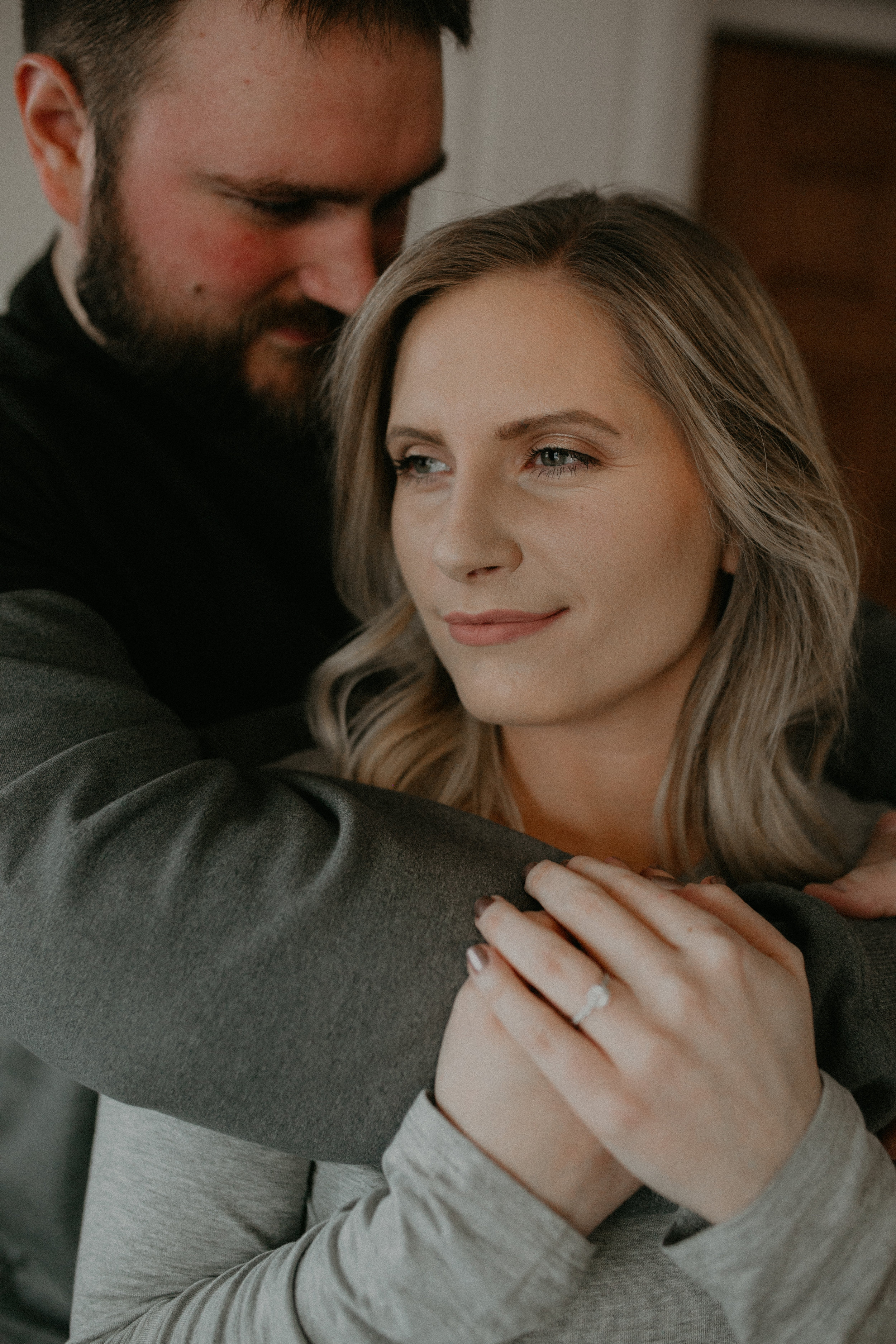  engagement session in home by Andrea Wagner 