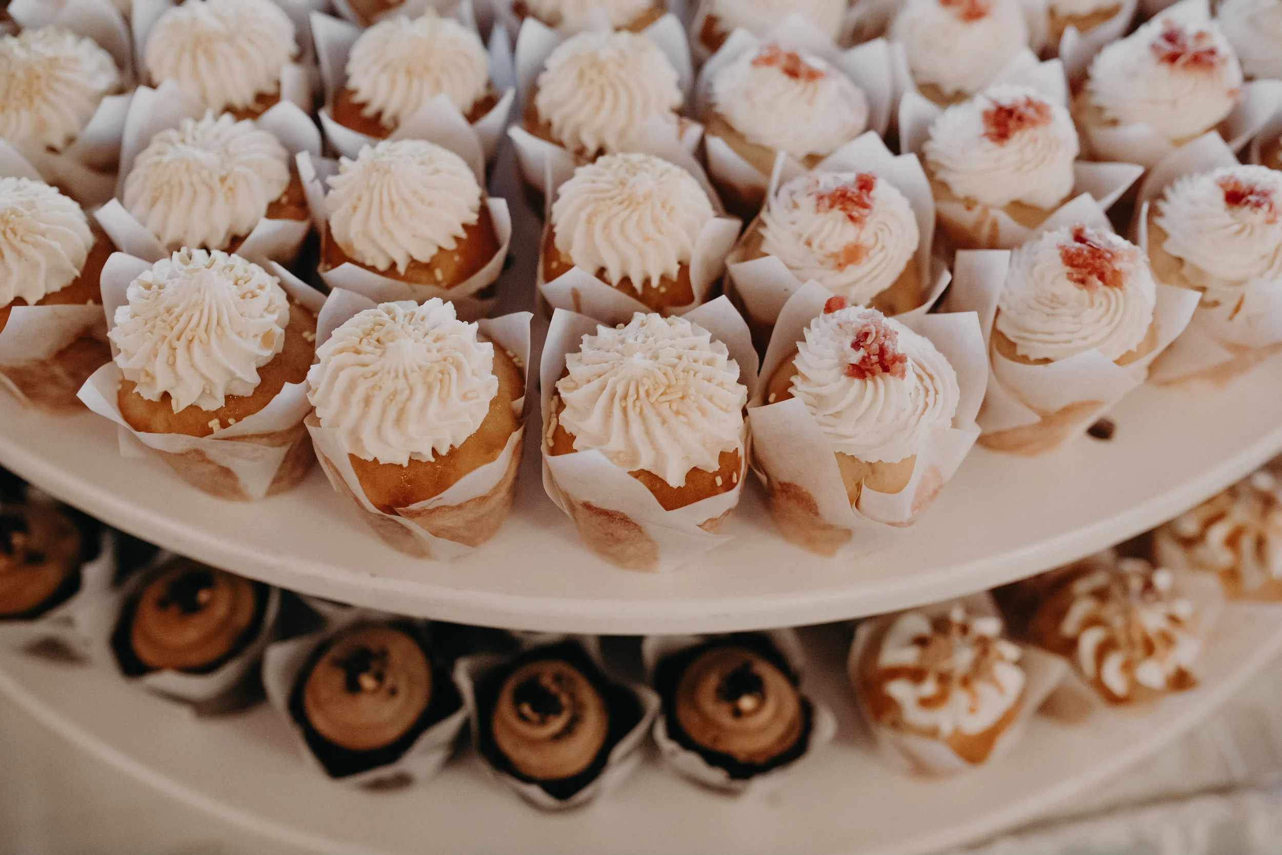 wedding cupcakes baked by 2 1/2 Cups in Marshfield WI