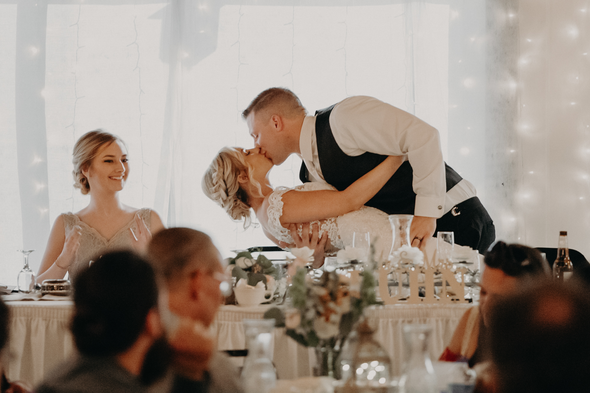 RiverEdge Golf Club wedding reception by Andrea Wagner Photography