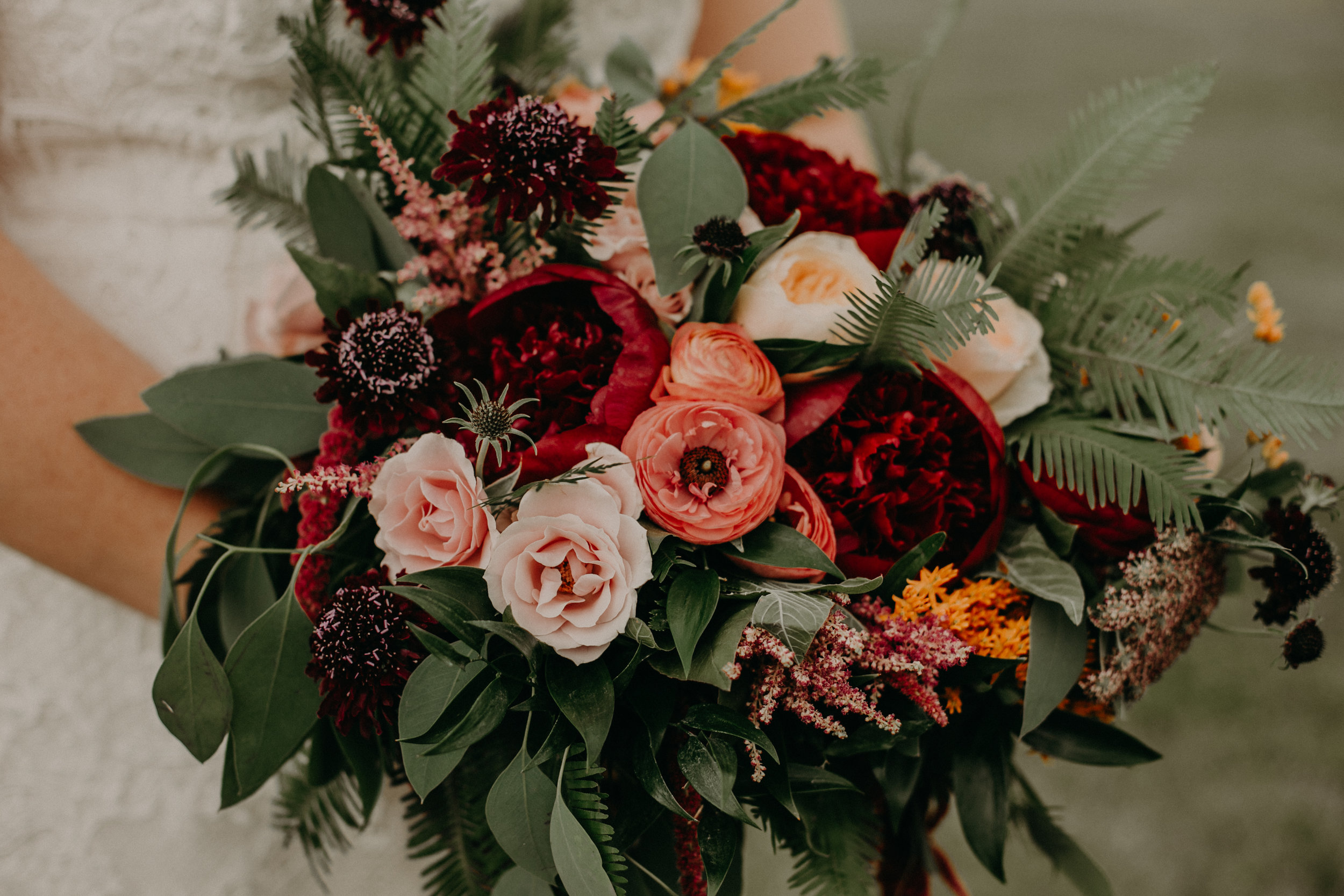 MoodyHues Floral wedding bouquet photographed by Andrea Wagner Photography