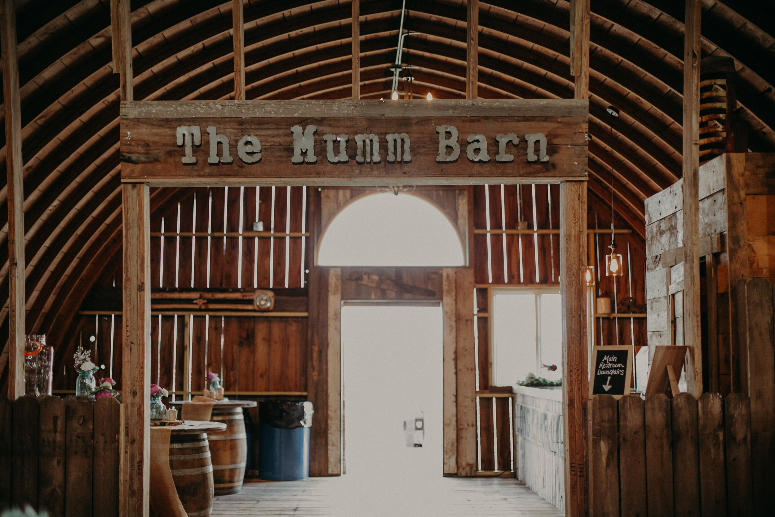  The Mumm Barn makes for the perfect rustic barn wedding reception in western Wisconsin  