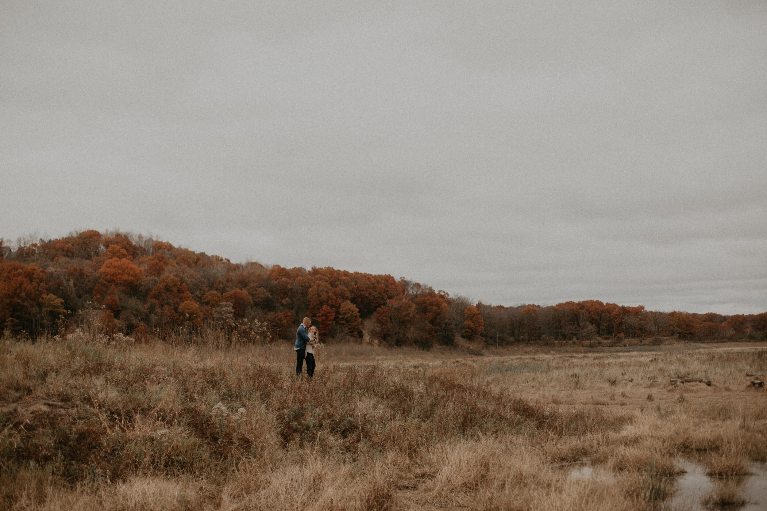  Willow River State Park Engagement Session. Hudson, Wisconsin. Fall Engagement Session. Couple Photos. Adventurous Couple. Adventurous Engagement Session. Wedding Photographer. Engagement Photographer.  