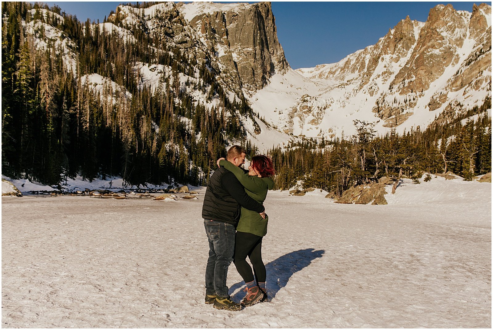 Mountain engagement photos