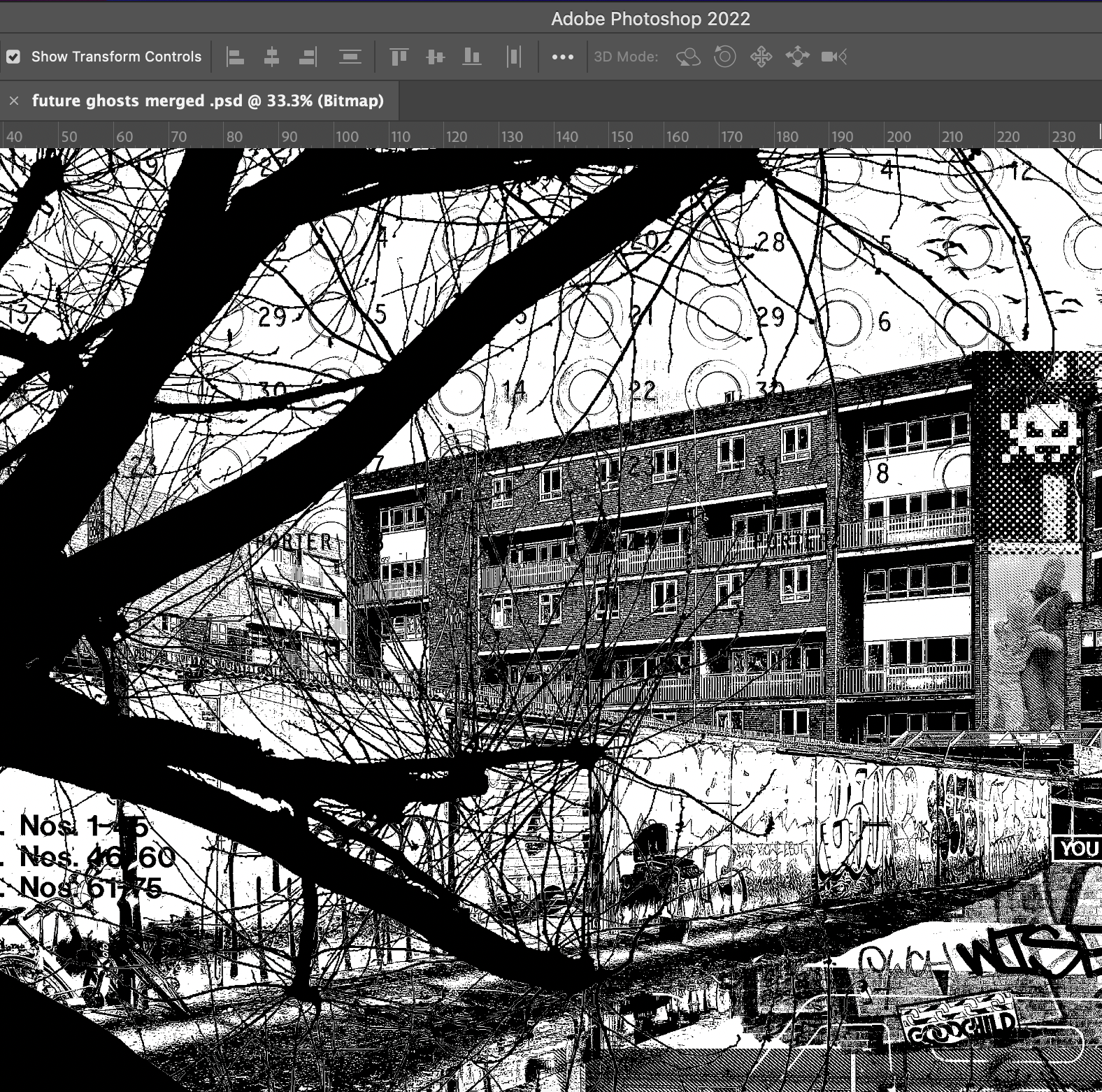 Photoshop tuition for screen printing on glass