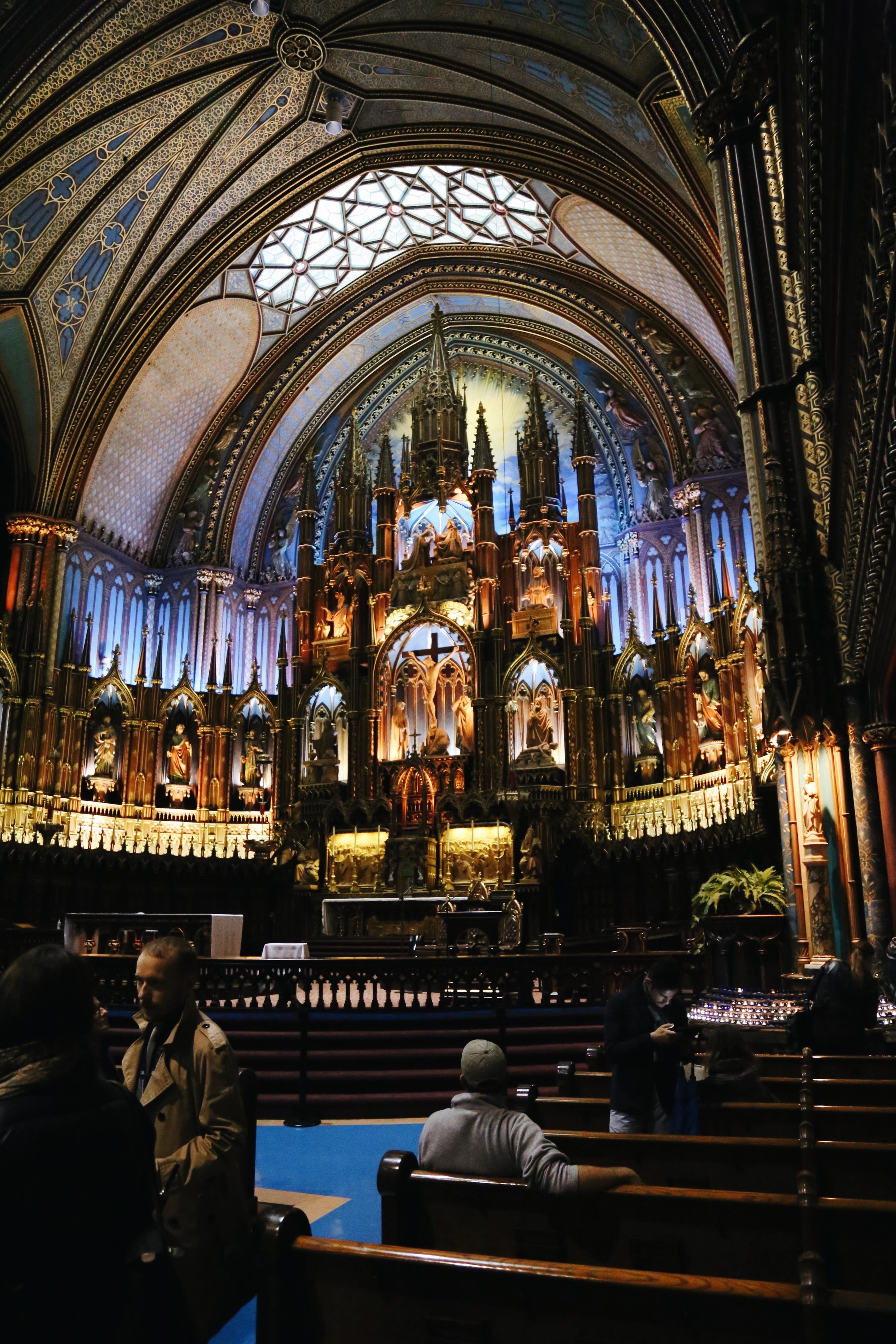 Notre Dame Basilica in Old Montreal