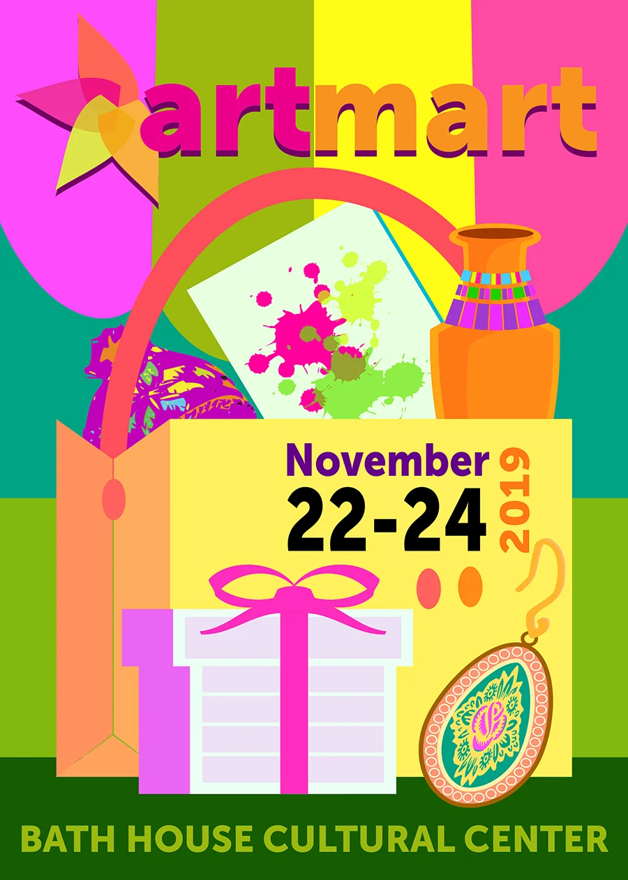 Art Mart 2019 at the Bath House Cultural Center